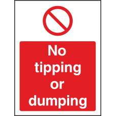 No Tipping Or Dumping